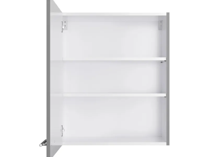 Optifit Küchenschränke<Küchen-Oberschrank Mats825 60 cm x 70,4 cm x 34,9 cm Basaltgrau