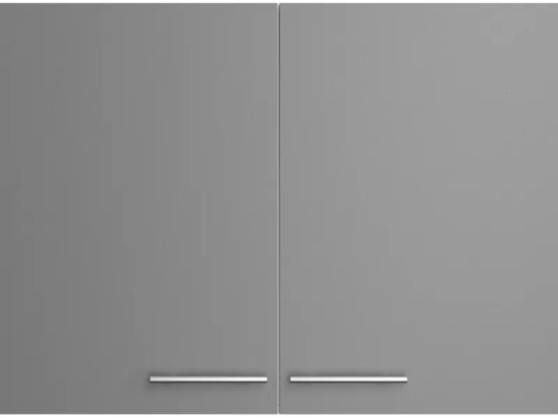 Optifit Küchen-Oberschrank Mats825 100 cm x 70,4 cm x 34,9 cm Basaltgrau< Küchenschränke