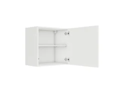 Clearance Optifit Küchen-Oberschrank 60 x 57,6 x 34,6 cm Luca932 Weiß Anthrazit Weiß-Anthrazit