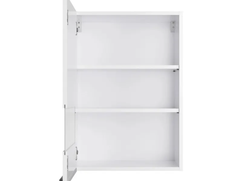 Optifit Küchen-Oberschrank mit Glassegment Arvid986 50 x 70,4 x 34,9 cm Weiß< Küchenschränke