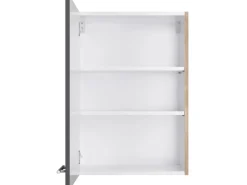 Optifit Küchenschränke<Küchen-Oberschrank Jonte984 50cm x 70,4cm x 34,9cm Anthrazit-Wildeiche