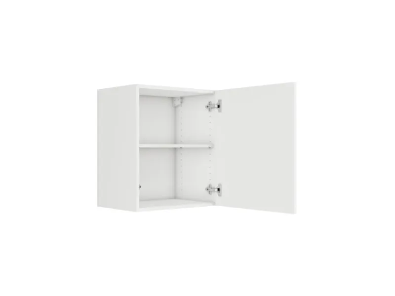 Optifit Küchenschränke<Küchen-Oberschrank 50 x 57,6 x 34,6 cm Luca932 Weiß Anthrazit