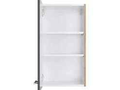 New Optifit Küchen-Oberschrank Jonte984 40cm x 70,4cm x 34,9cm Anthrazit-Wildeiche