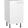 Optifit Küchen-Spülenunterschrank Bengt932 45 cm x 87 cm x 58,4 cm Weiß< Küchenschränke