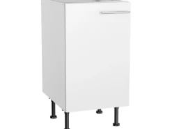 Optifit Küchen-Spülenunterschrank Bengt932 45 cm x 87 cm x 58,4 cm Weiß< Küchenschränke