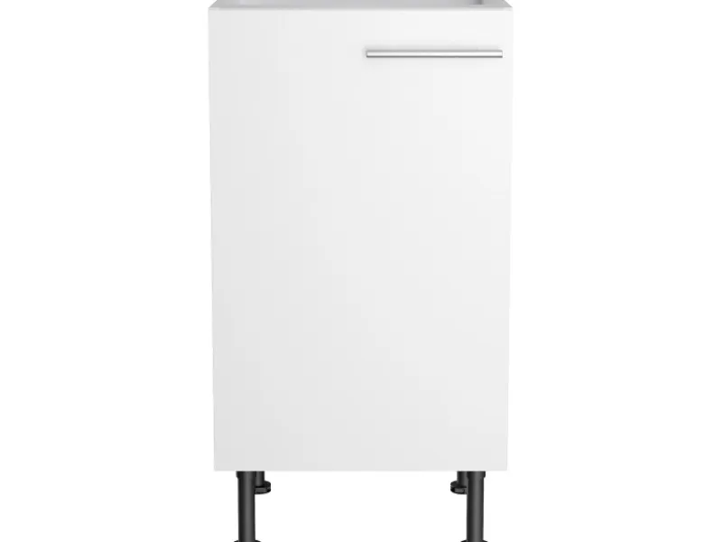 Optifit Küchen-Spülenunterschrank Bengt932 45 cm x 87 cm x 58,4 cm Weiß< Küchenschränke