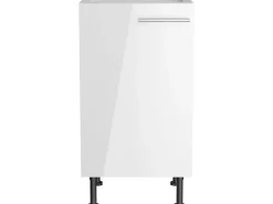 Outlet Optifit Küchen-Spülenunterschrank Rurik986 45 cm x 87 cm x 58,4 cm Weiß
