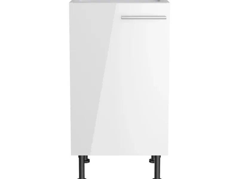 Outlet Optifit Küchen-Spülenunterschrank Rurik986 45 cm x 87 cm x 58,4 cm Weiß