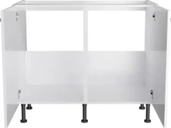 Optifit Küchenschränke<Küchen-Spülenunterschrank Bengt932 100 cm x 87 cm x 58,4 cm Weiß