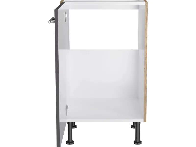 Optifit Küchenschränke<Küchen-Spülenunterschrank Jonte984 50x87x58,4cm Anthra.-WildEiche