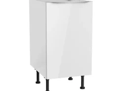 Optifit Küchenschränke<Küchen-Spülenunterschrank Arvid986 45 cm x 87 cm x 58,4 cm Weiß