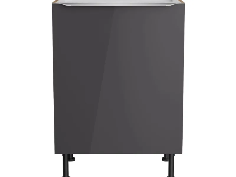 Optifit Küchenschränke<Küchen-Spülenunterschrank Linus984 60x87x58,4cm Anthra.-WildEiche