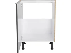 Optifit Küchenschränke<Küchen-Spülenunterschrank Linus984 60x87x58,4cm Anthra.-WildEiche