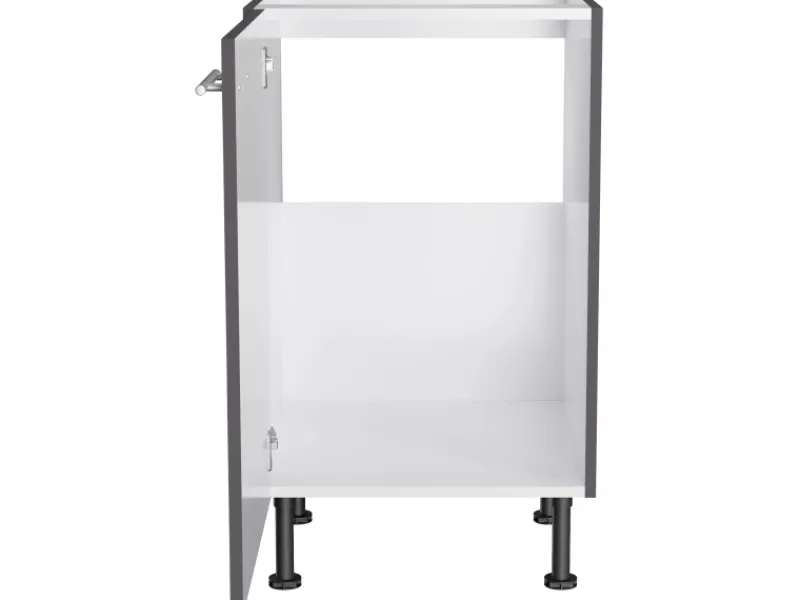 Optifit Küchenschränke<Küchen-Spülenunterschrank Ingvar420 50 x 87 x 58,4cm Anthrazit Matt