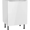 Optifit Küchen-Spülenunterschrank Arvid986 60 cm x 87 cm x 58,4 cm Weiß< Küchenschränke