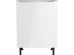 Optifit Küchen-Spülenunterschrank Arvid986 60 cm x 87 cm x 58,4 cm Weiß< Küchenschränke