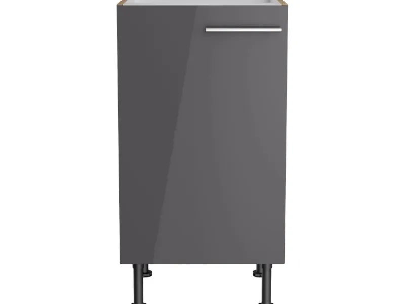 Hot Optifit Küchen-Spülenunterschrank Jonte984 45x87x58,4cm Anthra.-WildEiche