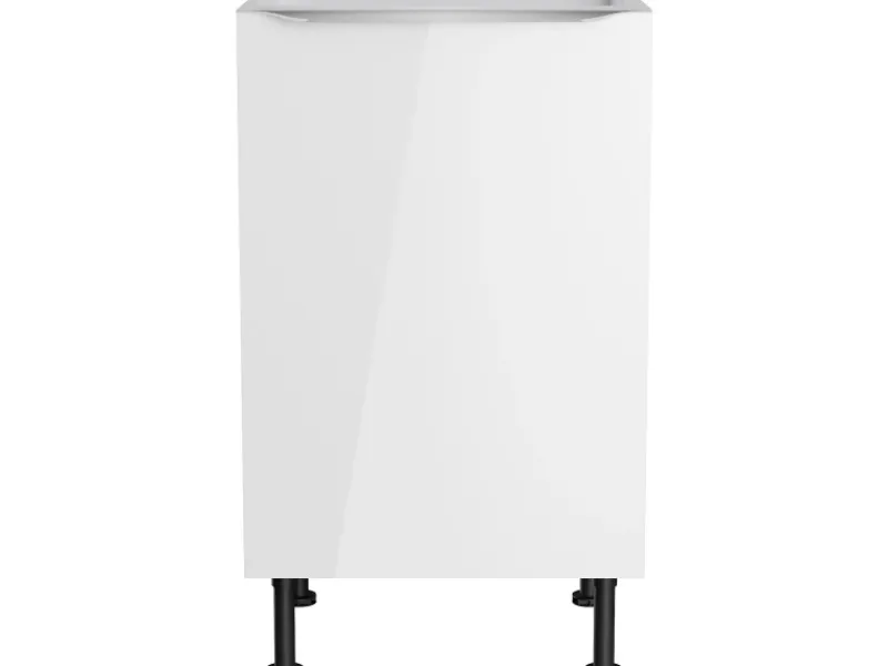 Optifit Küchen-Spülenunterschrank Arvid986 50 cm x 87 cm x 58,4 cm Weiß< Küchenschränke