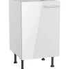 Optifit Küchen-Spülenunterschrank Rurik986 50 cm x 87 cm x 58,4 cm Weiß< Küchenschränke