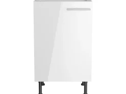 Optifit Küchen-Spülenunterschrank Rurik986 50 cm x 87 cm x 58,4 cm Weiß< Küchenschränke