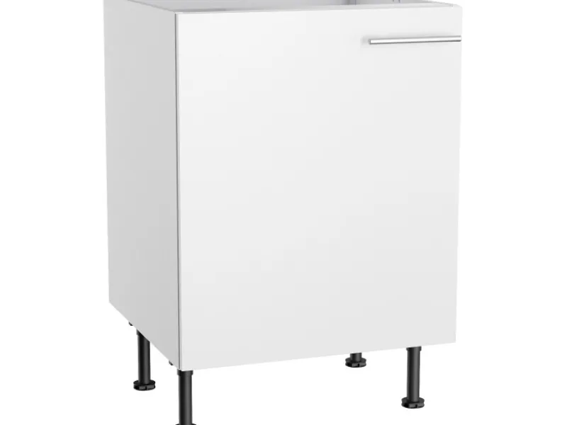 Optifit Küchen-Spülenunterschrank Bengt932 60 cm x 87 cm x 58,4 cm Weiß< Einbauküchen|Küchenschränke