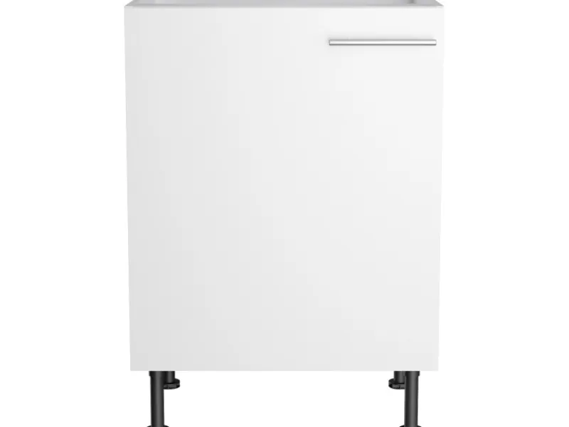 Optifit Küchen-Spülenunterschrank Bengt932 60 cm x 87 cm x 58,4 cm Weiß< Einbauküchen|Küchenschränke