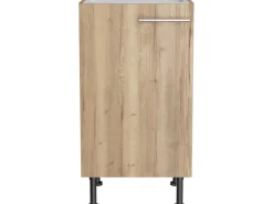Optifit Küchen-Spülenunterschrank Erik290 45 cm x 87 cm x 58,4 cm Wildeiche< Küchenschränke