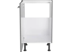 Optifit Küchen-Spülenunterschrank Mats825 50 cm x 87 cm x 58,4 cm Basaltgrau< Küchenschränke