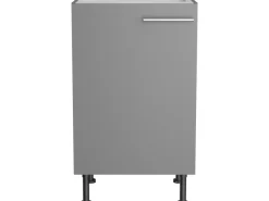 Optifit Küchen-Spülenunterschrank Mats825 50 cm x 87 cm x 58,4 cm Basaltgrau< Küchenschränke