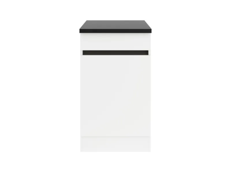 Optifit Küchenschränke<Küchen-Spülenunterschrank 50 x 88 x 60 cm Luca932 Weiß Anthrazit