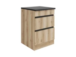 Optifit Küchenschränke<Küchen-Unterschrank m. Auszügen 60x88x60cm Kaya290 Nachbildung