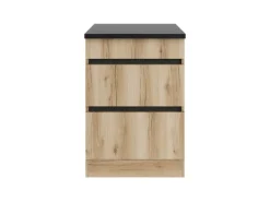 Optifit Küchenschränke<Küchen-Unterschrank m. Auszügen 60x88x60cm Kaya290 Nachbildung