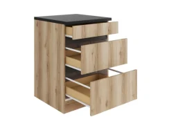 Optifit Küchenschränke<Küchen-Unterschrank m. Auszügen 60x88x60cm Kaya290 Nachbildung