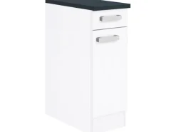Optifit Küchenschränke<Küchen-Unterschrank Salo214 30 cm x 84,8 cm x 60 cm Weiß