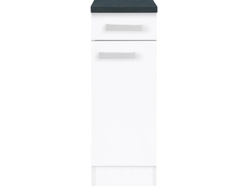 Optifit Küchenschränke<Küchen-Unterschrank Salo214 30 cm x 84,8 cm x 60 cm Weiß