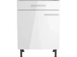 Optifit Küchenschränke<Küchen-Unterschrank Rurik986 60 cm x 87 cm x 58,4 cm Weiß