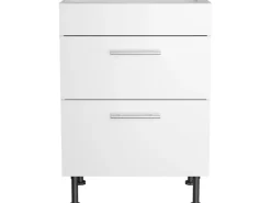 Optifit Küchen-Unterschrank für Kochfeld Bengt932 60 cm x 87 cm x 58,4 cm Weiß< Pantryküchen|Kochfelder