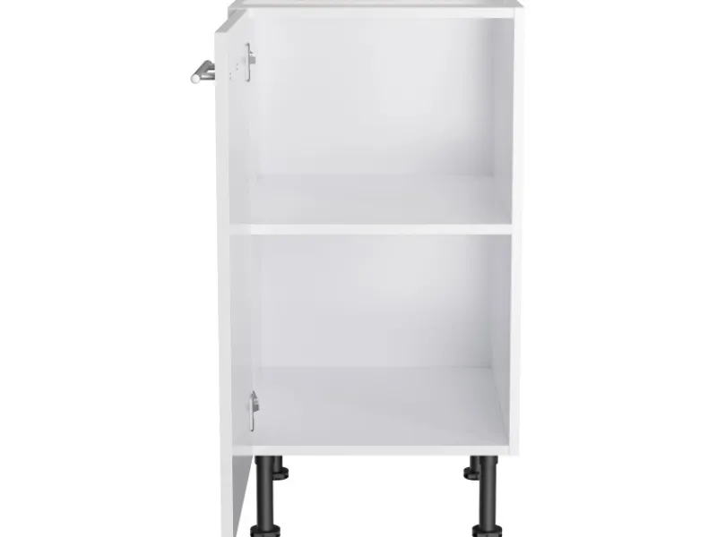 Best Optifit Küchen-Unterschrank Rurik986 45 cm x 87 cm x 58,4 cm Weiß