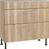 Online Optifit Küchen-Unterschrank mit 2 Auszügen Erik290 90x87x58,4cm WildEiche