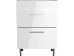 Hot Optifit Küchen-Unterschrank für Kochfeld Rurik986 60 cm x 87 cm x 58,4 cm Weiß