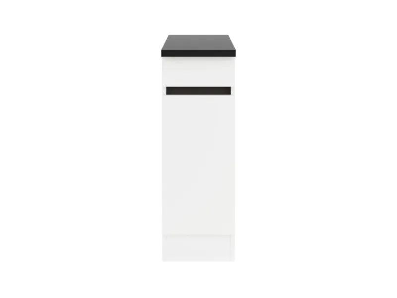 Optifit Küchen-Unterschrank 30 x 88 x 60 cm Luca932 Weiß Anthrazit< Küchenschränke