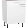 Optifit Küchenschränke<Küchen-Unterschrank Bengt932 60 cm x 87 cm x 58,4 cm Weiß