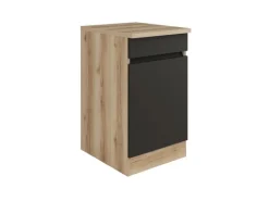 Optifit Küchenschränke<Küchen-Unterschrank 50 x 88 x 60 cm Noah420 Wildeiche NB