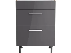 Optifit Pantryküchen|Kochfelder<Küchen-Unterschrank für Kochfeld Jonte984 60 cm Anthrazit-Wildeiche