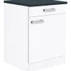 Optifit Küchenschränke<Küchen-Unterschrank Salo214 60 cm Weiß