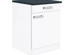 Optifit Küchenschränke<Küchen-Unterschrank Salo214 60 cm Weiß