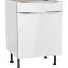 Optifit Einbauküchen|Küchenschränke<Küchen-Unterschrank Arvid986 60 cm x 87 cm x 58,4 cm Weiß