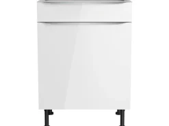 Optifit Einbauküchen|Küchenschränke<Küchen-Unterschrank Arvid986 60 cm x 87 cm x 58,4 cm Weiß