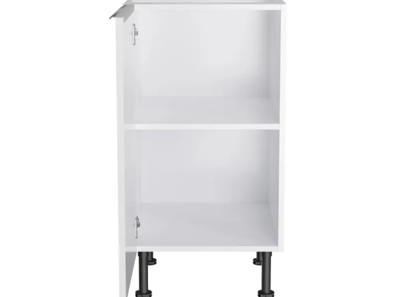 Optifit Küchen-Unterschrank Arvid986 45 cm x 87 cm x 58,4 cm Weiß< Küchenschränke