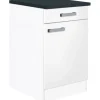 Optifit Küchen-Unterschrank Salo214 50 cm Weiß< Küchenschränke
